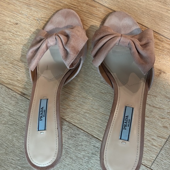 Prada Nude Calzature Donna Slide Sandals - 37 - Picture 4 of 8